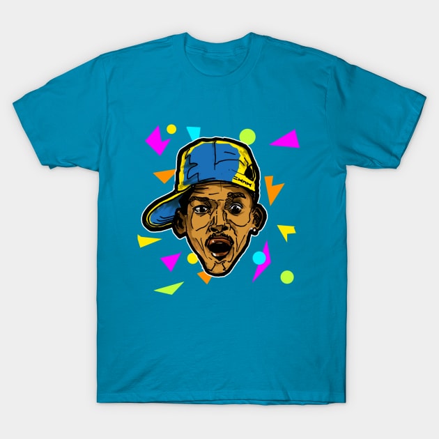 Fresh Prince 90s Style T-Shirt by sketchnkustom